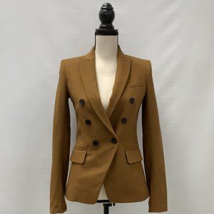 Camel Veronica Beard Blazer-LS-Zip Up, 0